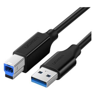 绿联USB打印机数据线3.0公对公方口蓝光光驱硬盘盒电脑数据连接线
