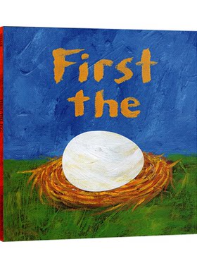 First The Egg 先有蛋 凯迪克绘本奖  英文原版绘本 Laura Vaccaro Seeger 儿童图画故事书