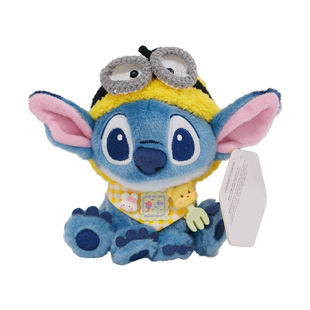 正版史迪仔车载显示屏中控台屏幕摆件可爱玩偶毛绒公仔汽车内装饰