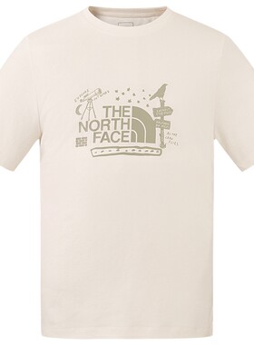 北面短袖T恤男女纯棉运动上衣户外透气新款TheNorthFace|8GVE