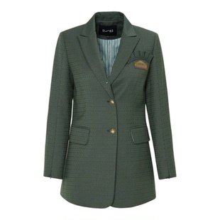 D佳美学馆时尚学院风减龄百搭西装外套女秋冬新款挺括有型外套