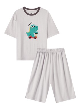 多多家男童家居服套装夏装睡衣