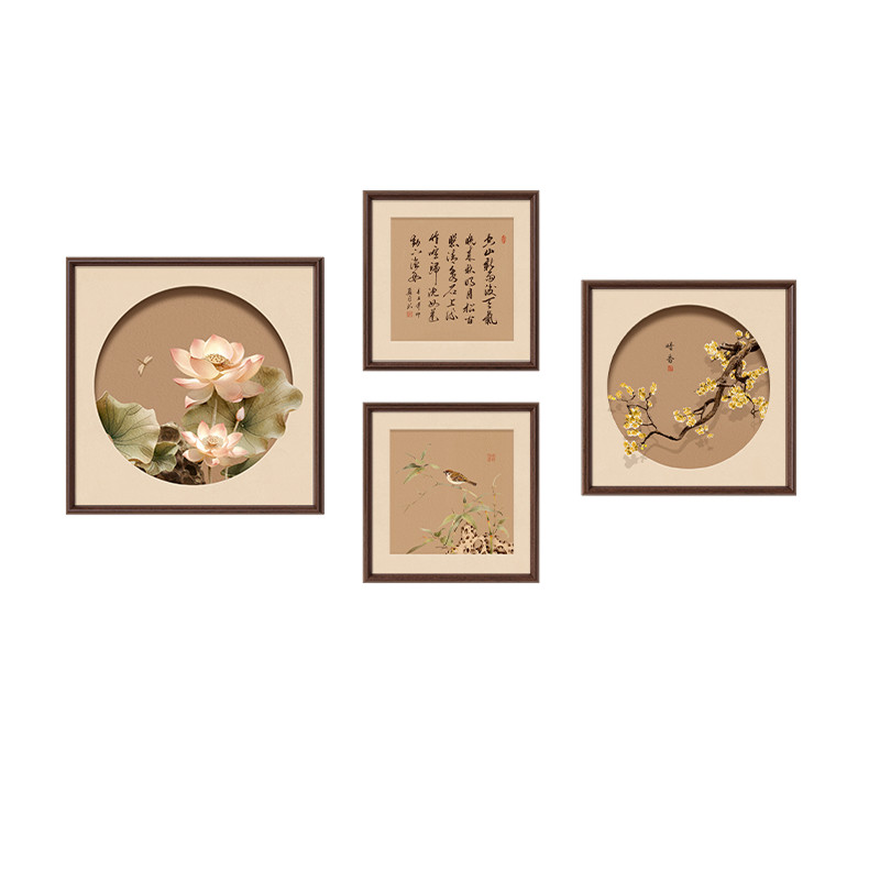 【宋氏美学】荷花图客厅装饰画