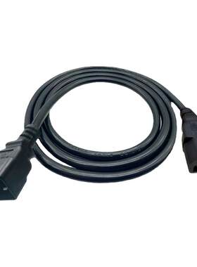 IEC C20转C13电源线 PDU 16A三横公转10A品字尾 纯铜1.5平方1.8米