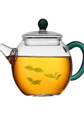 北大史纯手工耐热一人用玻璃茶壶