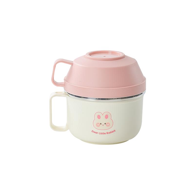 樂滿304不銹鋼保溫飯盒學(xué)生小學(xué)生專用便當(dāng)快餐杯上班族帶飯神器