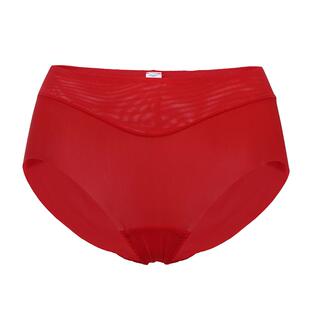 爱慕内裤女士无痕贴肤透气轻薄款红色纯棉底裆中腰三角裤AM22100