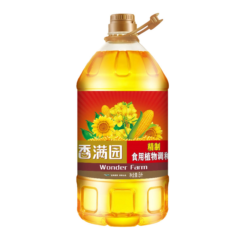 香满园食用调和油5L/10L/20L整箱多规格含大豆葵花籽玉米菜籽花生