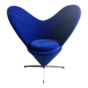 vitra网络红心形休闲椅女王花瓣转椅轻奢创意衣帽间艺术沙发拍照