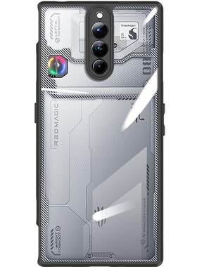 适用红魔8pro透明防摔手机壳