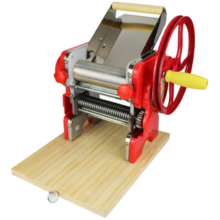 手摇压面机揉面机家用面条机手动多功能饺子皮机擀面机不锈钢面辊