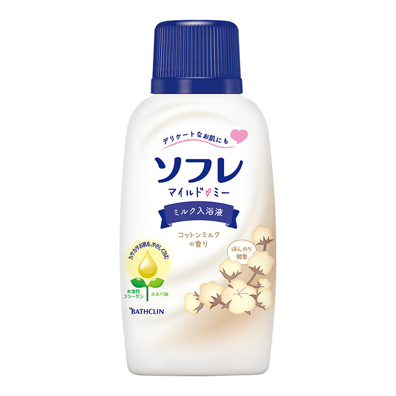 日本进口巴斯克林奶浴入浴剂奶膏
