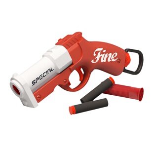 哥布林手炮短管抛壳儿童吸盘橡胶子弹海绵软弹枪发射器霰弹玩具枪