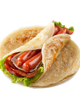 原味广东省煎饼麦麦颂面食