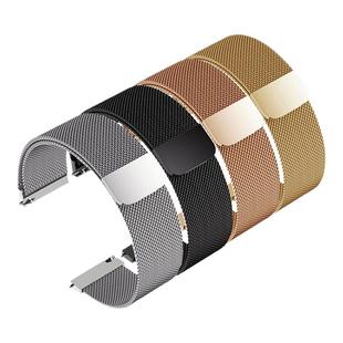 恩玺米兰尼斯不锈钢手表带适配卡西欧西铁城DW天王浪琴华为手表链