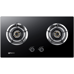 【高端配置】不锈钢炉头燃气灶加厚黄铜全铜火盖大火力煤气灶双灶