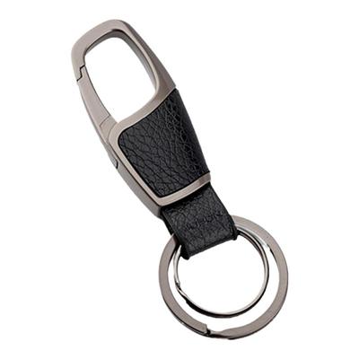 中邦商务合金大小双环钥匙扣