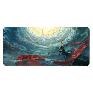 鼠标垫加厚超大号可爱女锁边广告定制定做电脑家用办公快捷键桌垫