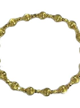 2025年新款黄金色猫眼爆闪手链