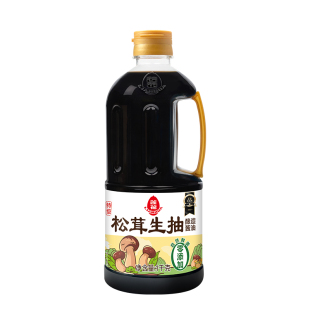 莲花松茸生抽1kg大瓶装0添加松茸鲜酱油特级酿造炒菜凉菜凉拌调料