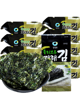 韩国进口海苔即食清净园
