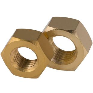 铜螺母/铜六角螺帽螺丝帽螺丝套装大全M1.4M2M3M4M5M6M8M10M16M20