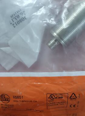 议价IFM易福门06P301 II5851开关感测器IIK3010 3015-BPKG/US-104