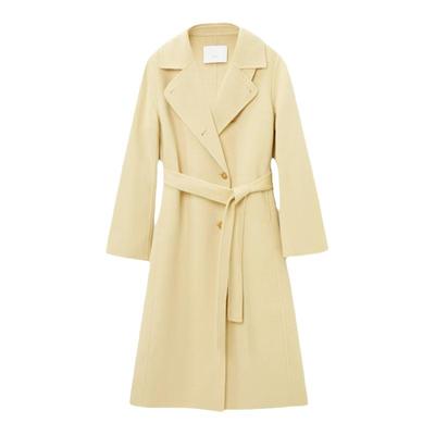 OVV中长款高领秋冬大衣可拆卸