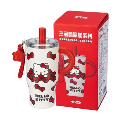 摩登主妇hellokitty保温杯吸管杯