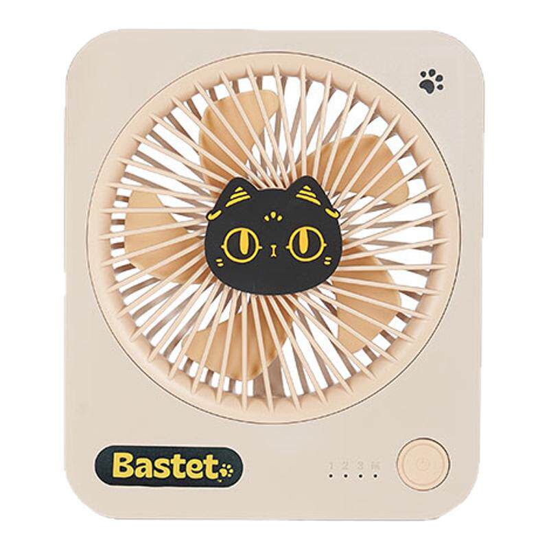 大英博物馆巴斯特萌猫可爱桌面小风扇办公室宿舍电风扇生日礼物