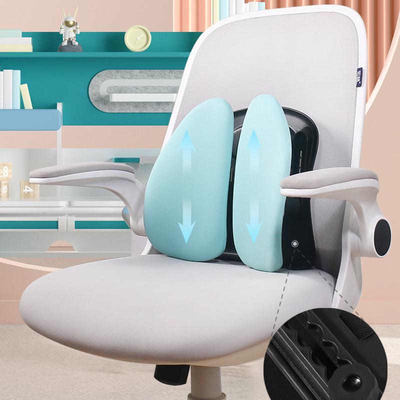 儿童护腰靠坐矫姿人体工学护腰靠垫坐垫靠背一体久坐护腰神器腰托