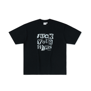 LAPRIMA 24SS ANTI -WAR CREW NECK  LAP FVK反战印花T恤LAPIVIMA