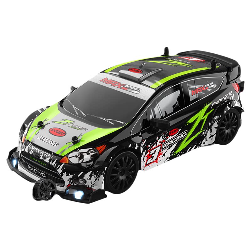 专业rc全比例福特新款1:24赛道版拉力遥控车四驱rc漂移车礼物高速