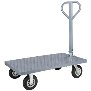 钢板平板车推货小推车工地拖车板车拉货折叠便携手拉车推车搬运车