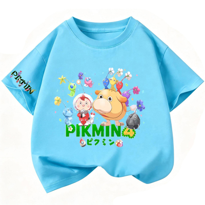 女童皮克敏PIKMIN纯棉短袖T恤