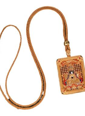 五台山八大守护神唐卡吊坠