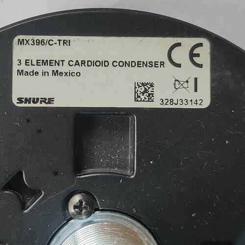 【请询价】舒尔 shure MX396/C-TRI全向 断线实物