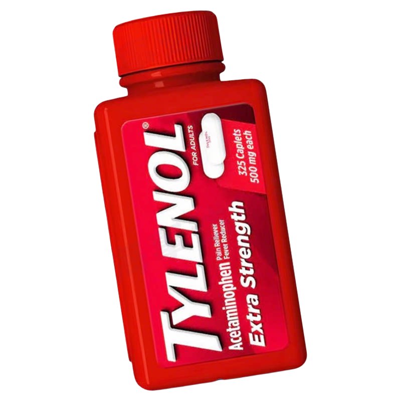 美国原装Tylenol 泰诺 乙酰氨基酚缓释片止痛药500mg 320粒