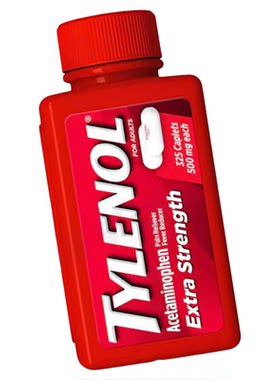 美国原装Tylenol 泰诺 乙酰氨基酚缓释片止痛药500mg 325粒