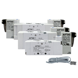 原装亚德客电磁阀 5V11006A/B/C/F/5V21008 31010二位五通 AC220V