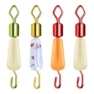 硅胶快速子线夹连接器开口八字环不锈钢强拉力美式钓鱼8字环渔具