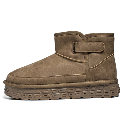 雪地靴男款冬季2025新款加绒加厚零下40度保暖棉鞋皮毛一体大棉靴