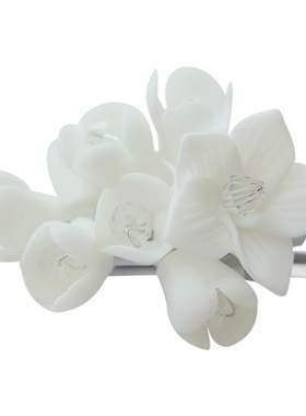 小清新茉莉花花朵发夹甜美仙气