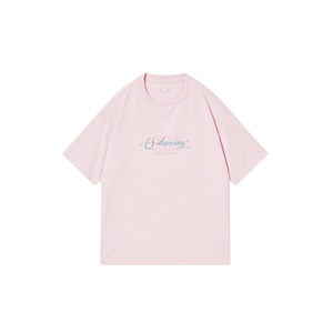 短袖衣服乔丹宽松简约女