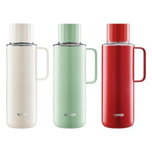 苏泊尔保温壶家用保温瓶大容量热水壶316L不锈钢宿舍学生保温杯
