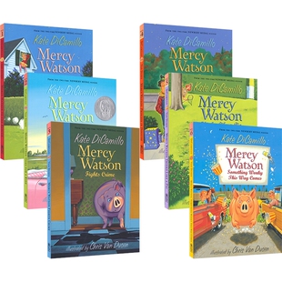Mercy Watson Adventures of a Porcine Wonder 小猪梅西桥梁书6册 全彩插图 英语阅读素材 全英文原版图书 儿童读物