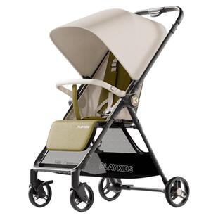 playkids普洛可遛娃神器k5口袋推车可坐可躺一键收车双向婴儿推车