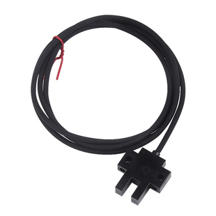 带线U槽型光电开关EE-SX671/672/674WR直流4线24v常开常闭传感器