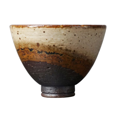 粗陶原矿岩泥100ml复古风小茶杯