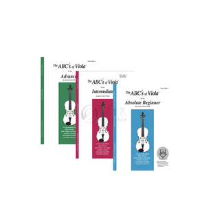 ABC中提琴教材 塔克 罗达 入门级至高级 卷一附在线音频 全套共一至三卷 费舍尔原版乐谱书 Rhoda The ABCs of Viola Vol 1-3
